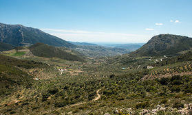 Hügeliges Südspanien