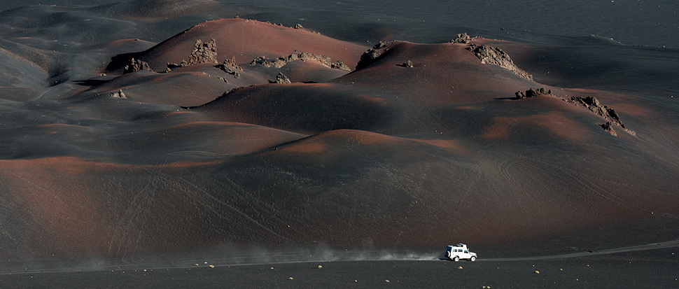 Durch die Vulkanasche