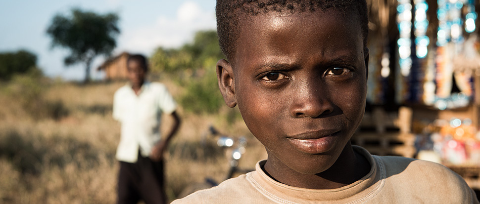 Junge in Mosambik