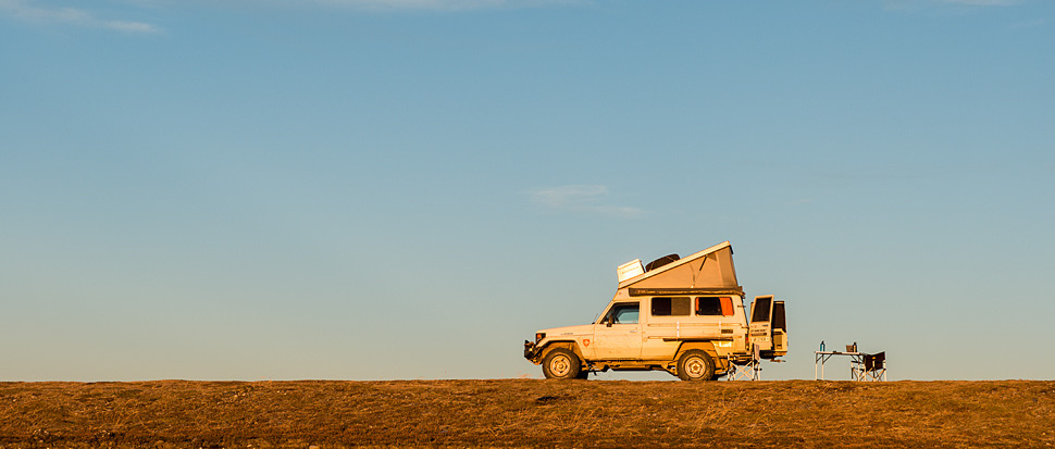 Sch&ouml;ner &Uuml;bernachtungsplatz auf Feuerland
