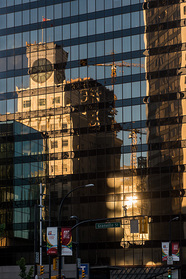 Vancouver Downtown - Spiegelung in der Glasfassade