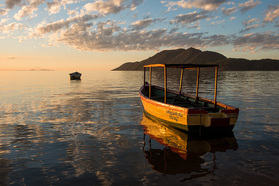 Sonnenuntergang am Malawisee