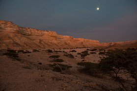 Wadi ash-Shuwaymiyah nach Sonnenuntergang