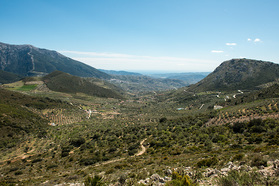 Hügeliges Südspanien