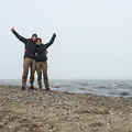 Am n&ouml;rdlichsten Punkt unserer Reise am arktischen Meer