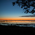 Sonnenuntergang &uuml;ber dem Chobe Fluss