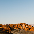 Zabriskie Point, nachdem wir 1.5 Stunden auf den Sonnenaufgang gewartet haben, Death Valley
