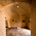 Ein Zimmer in der alten Karavanserai bei Damghan
