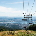 Sch&ouml;ne Aussicht &uuml;ber Vancouver vom Grouse Mountain