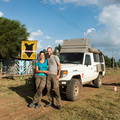 Auf dem &Auml;quator in Kenia