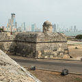 Cartagenas massive Stadtmauer