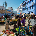 Markttag in der blauen Stadt Chefchaouen