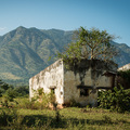 Verlassenes Bauernhaus in Mosambik