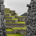 Machu Picchu: grau - gr&uuml;n