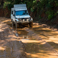 Schlammschlacht nach dem Regen in den Usambara-Bergen