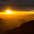 Sonnenuntergang &uuml;ber der Maasai-Steppe