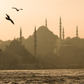 Sonnenuntergang &uuml;ber Istanbul