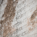Schrifttafel in Pergamon
