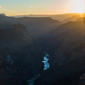 Sonnenuntergang am Toroweap Aussichtspunkt am Grand Canyon