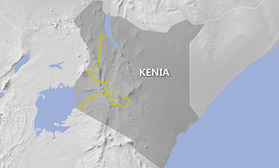 Reiseroute Kenia