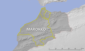 Unsere gefahrenen Strecken in Marokko