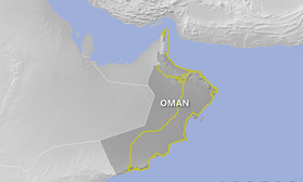 Reiseroute Oman