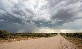 Gewitter über der Kalahari