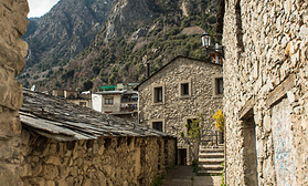 Der Rest des alten Andorra la Vella