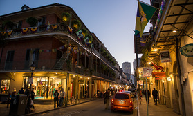Stimmungsvolle Altstadt in New Orleans