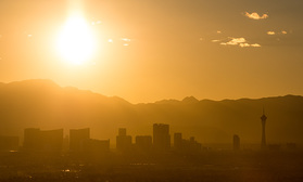 Sonnenuntergang über Las Vegas